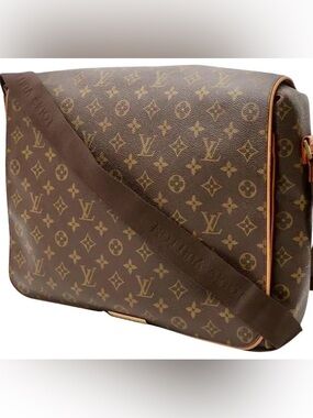 Louis Vuitton Brown Monogram Messenger Bag **AUTHENTIC